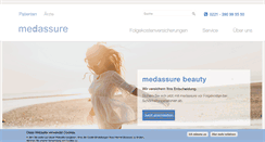 Desktop Screenshot of medassure.de