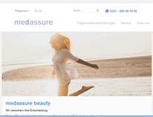 Tablet Screenshot of medassure.de